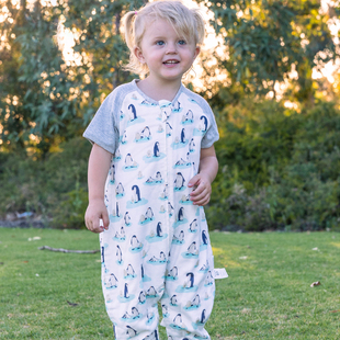 薄款 Relax 儿童纱布分腿防踢被夏季 四层短袖 Baby婴儿睡袋宝宝