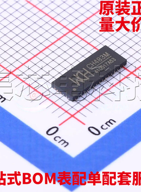 原装正品 CH483M QFN-42 模拟开关/多路复用器 量大可议价