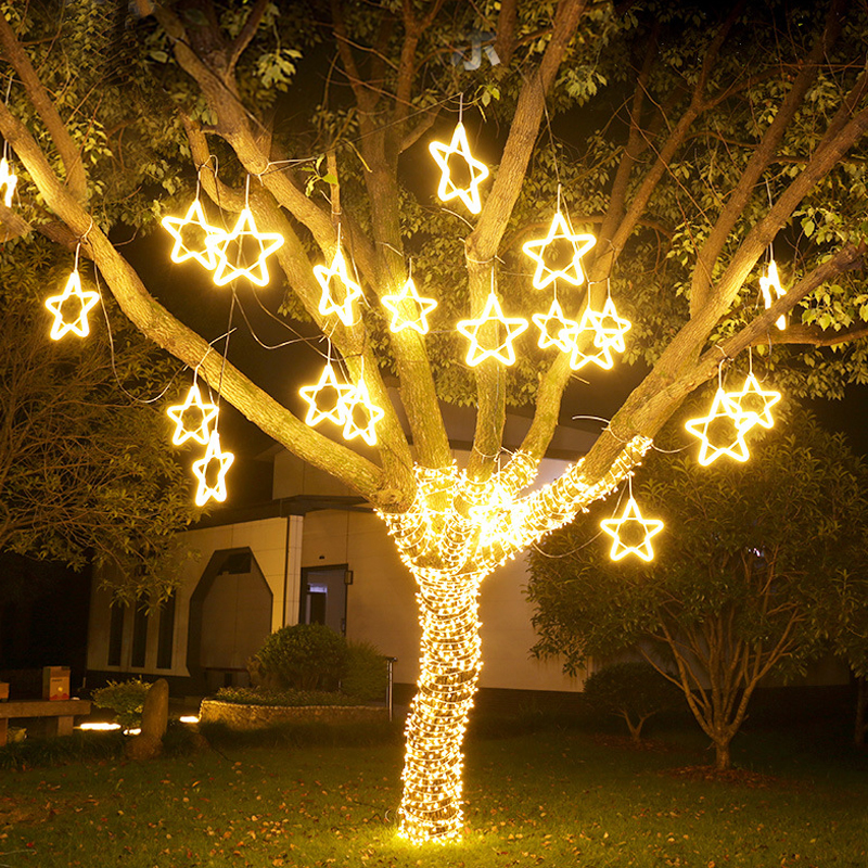 低压五角星灯树木装饰树灯景观灯