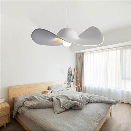 网红北欧简约创意帽子吊灯艺术草帽现代客厅餐厅意大利设计师灯具