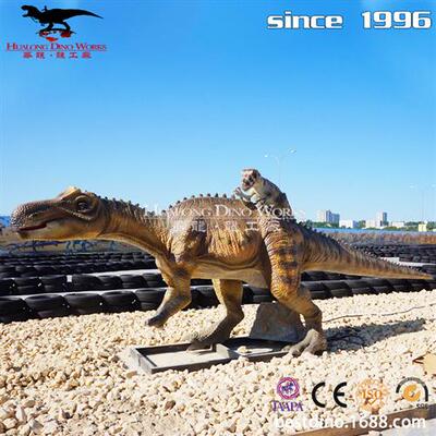 网红仿真恐龙仿真慈母龙背小龙国外博物馆展览自贡恐龙工厂制作