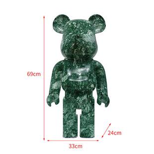 可爱暴力熊公仔玻璃钢摆件客厅电视柜室内装 饰网红动物熊落地摆件