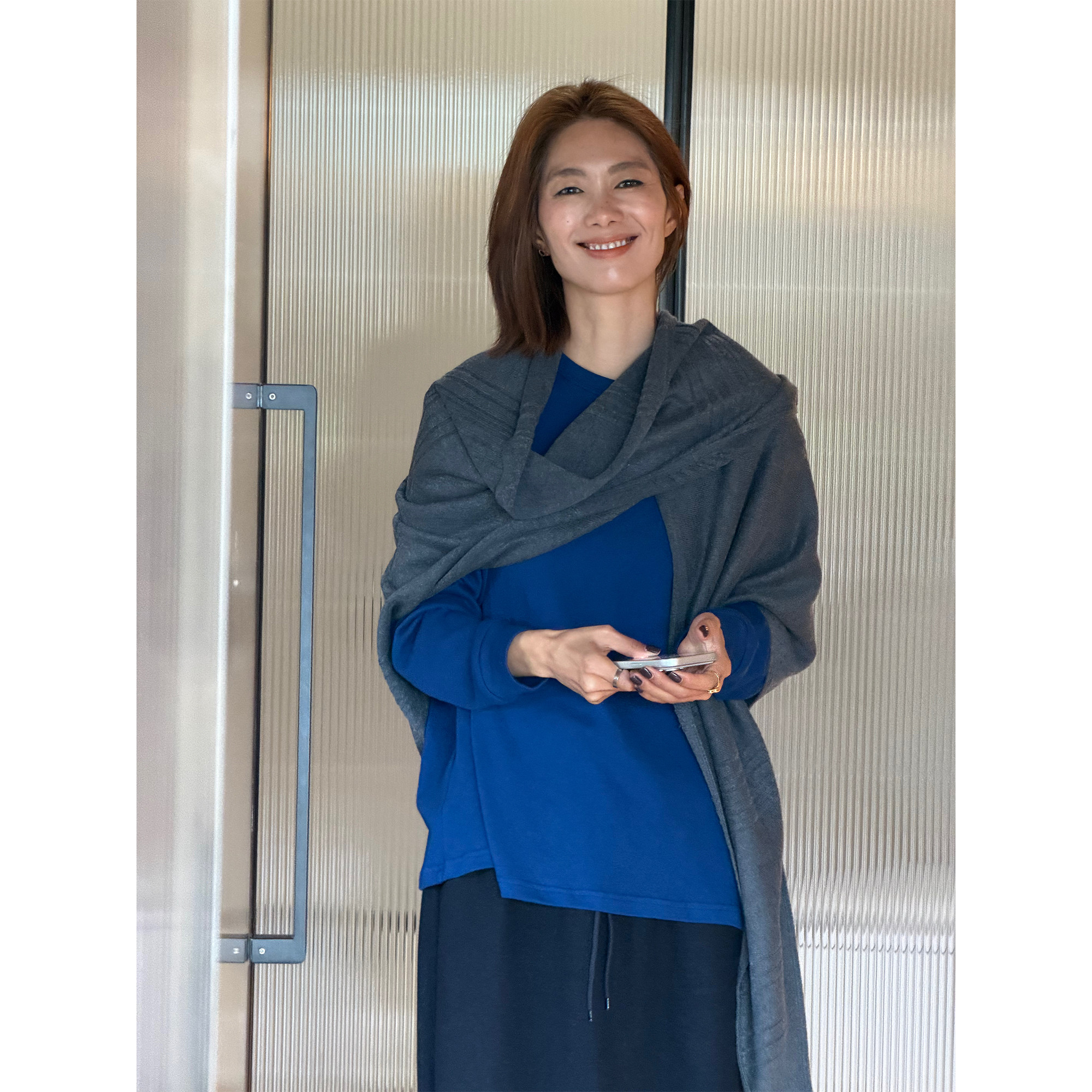 琴仔 秋季新款慵懒风宽松圆领卫衣恤显瘦百搭长袖套头上衣女Y162