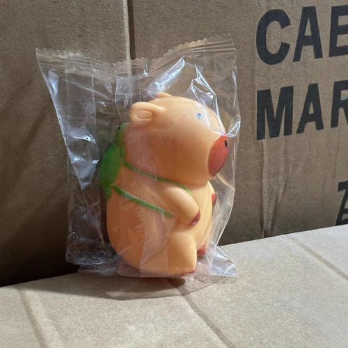 新款卡皮巴拉BB叫 减压慢回弹解压发泄玩具摆件 背乌龟工厂直销