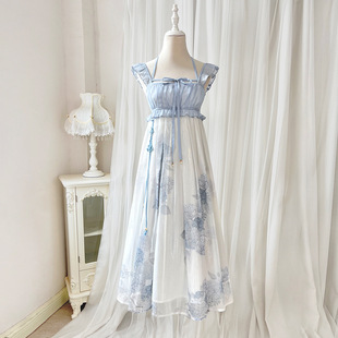 设计师的礼物无尽夏日洛丽塔汉元素国风新中式日常新款连衣裙少女