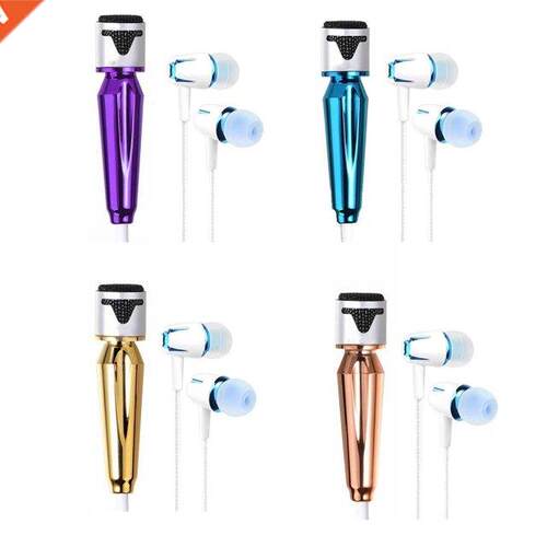 Handheld Mic Portable Mini 3.5mm Stereo Studio Speech Mic Au