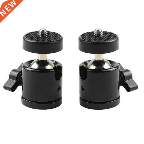 2PCS 1/4 nch Mn Ball Head Bracket Holder Mount Ballhead f