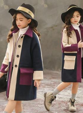Girls Jacket Autumn Winter Jackets For Girls Wool Coats Fash