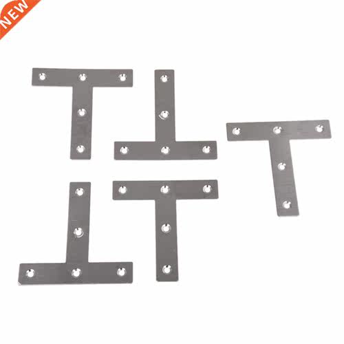 5 Pcs Angle Plate Corner Brace Flat T Shape Repair Bracket 8