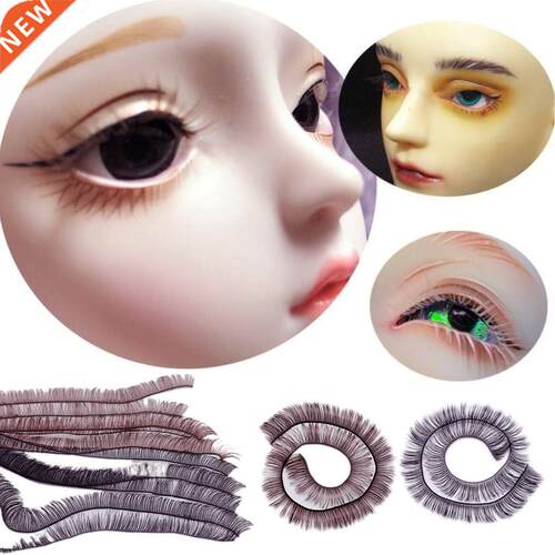 10Pcs  Doll False Eyelashes Eye Lash For Toys Dolls Acces