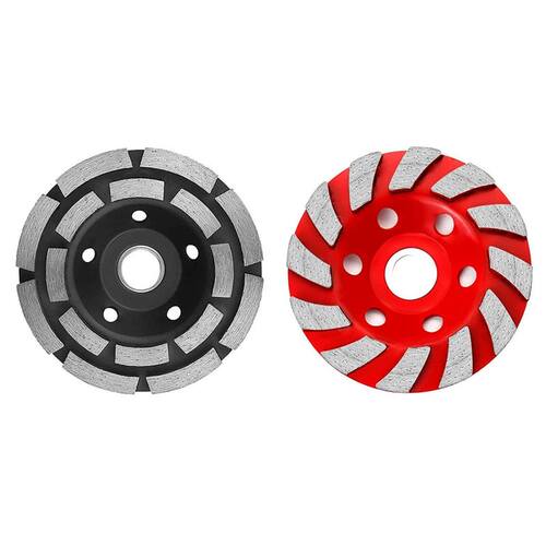 2Pcs 4Inch Diamond Cup Grinding Wheel Concrete Sanding Discs