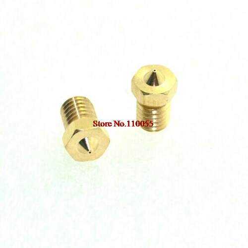 5pcs/lot 3D Printer Accessories Full Metal M6 threed nozzl