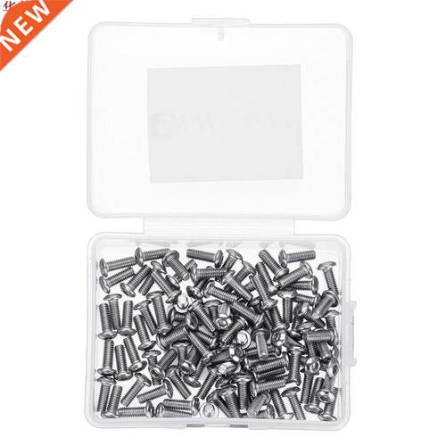 M3SS4 100pcs Metric M3 304 Stainless Steel A2 Button Head H