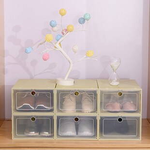 1pc Transparent shoe box storage shoe boxes thickened dustpr