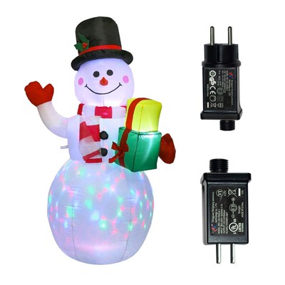 150CM LED Illuminate Inflatable Snowman Air Pump Model Airbl