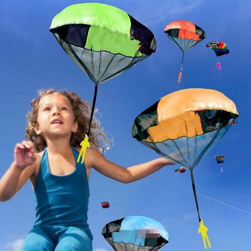 2019 Hand Throwing kids mini play parachute toy soldier Outd