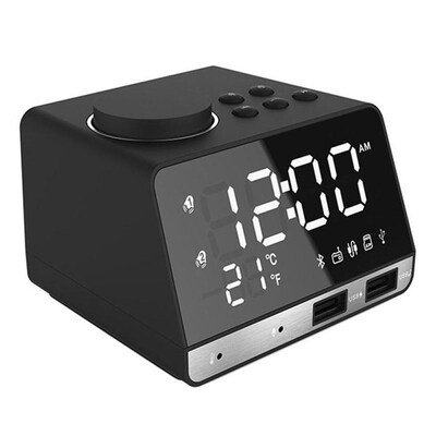 K11 Alarm Clock Speaker Mobile Phone Charging Led Makeup Mir