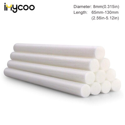 10 Packs 8mm Humidifier Cotton Swab Core Cotton Filter Wicks