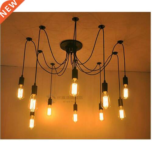 DIY Pendant lights Modern Retro Hanging Lamps Edison Bulb Fi