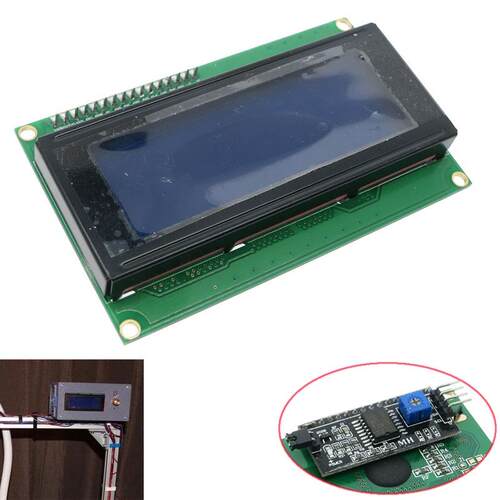 Blue Serial IIC I2C TWI 2004 20x4 Character 5v LCD Module Di