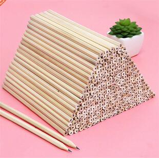 50/100PCS Wood Pencil HB Hexagonal Non-toxic Standard Pencil