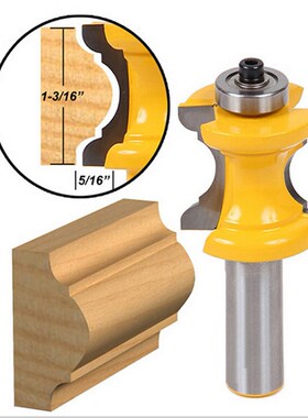 1/2 Shank Bullnose Bead Column Face Molding Router Bit Cutte