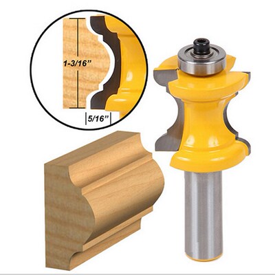 1/2 Shank Bullnose Bead Column Face Molding Router Bit Cutte