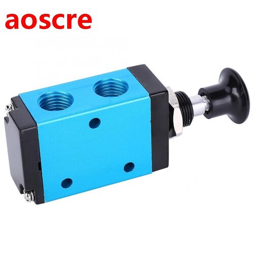 Air Valve Two-Position Three-way Hand Valve 1/4 Inch Pneumat