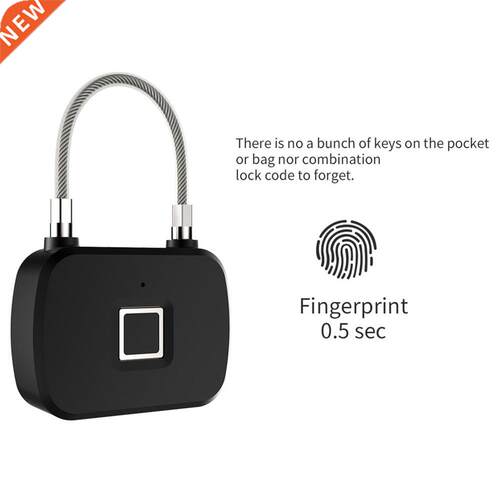 Mini Unlock Rechargeable Smart Lock Keyless Fingerprint Lock