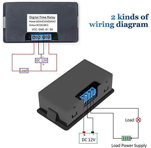 Timer Relay DC 12V 20A Programmable Digital Time Cycle Delay