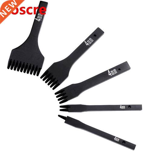 1Pcs Leather Craft Tool Set Stainless Steel Hole Chisel Gra