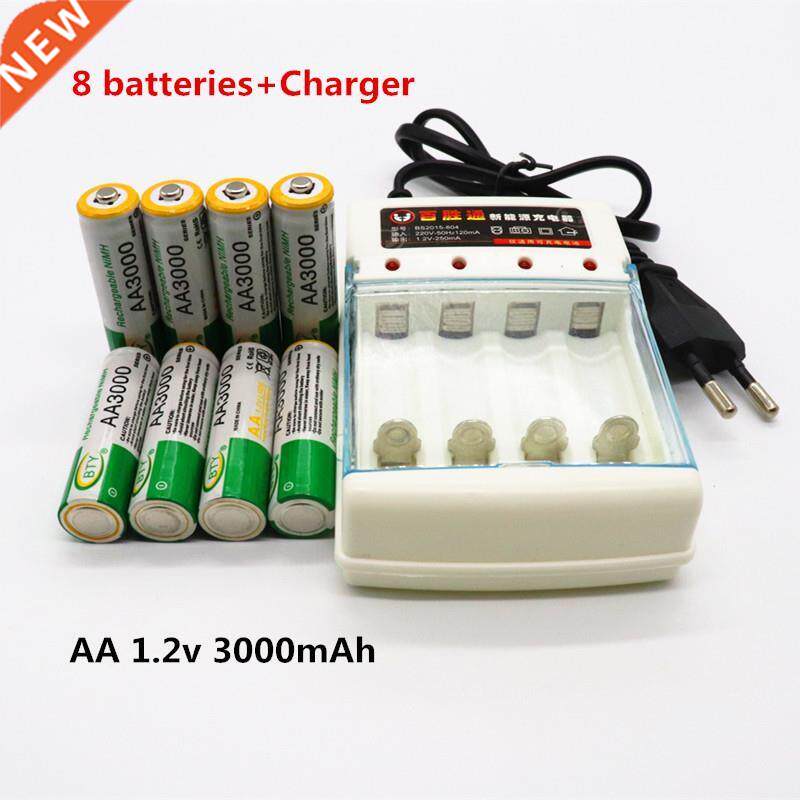 AA Battery 3000 1.2V Quanlity Rechargeable Battery AA 3000mA图片