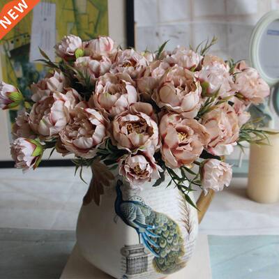 Shabby chic Bouquet European Pretty Bride Wedding Small Peon