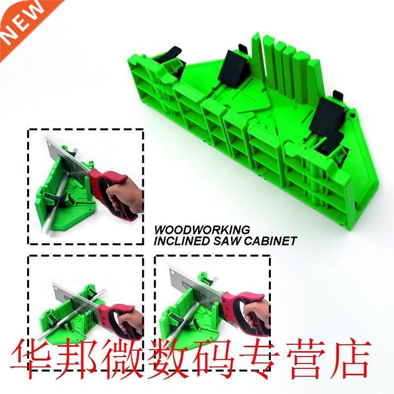 Practical Hand Saws Clamped Box Angled Miter Saw Cutting ABS