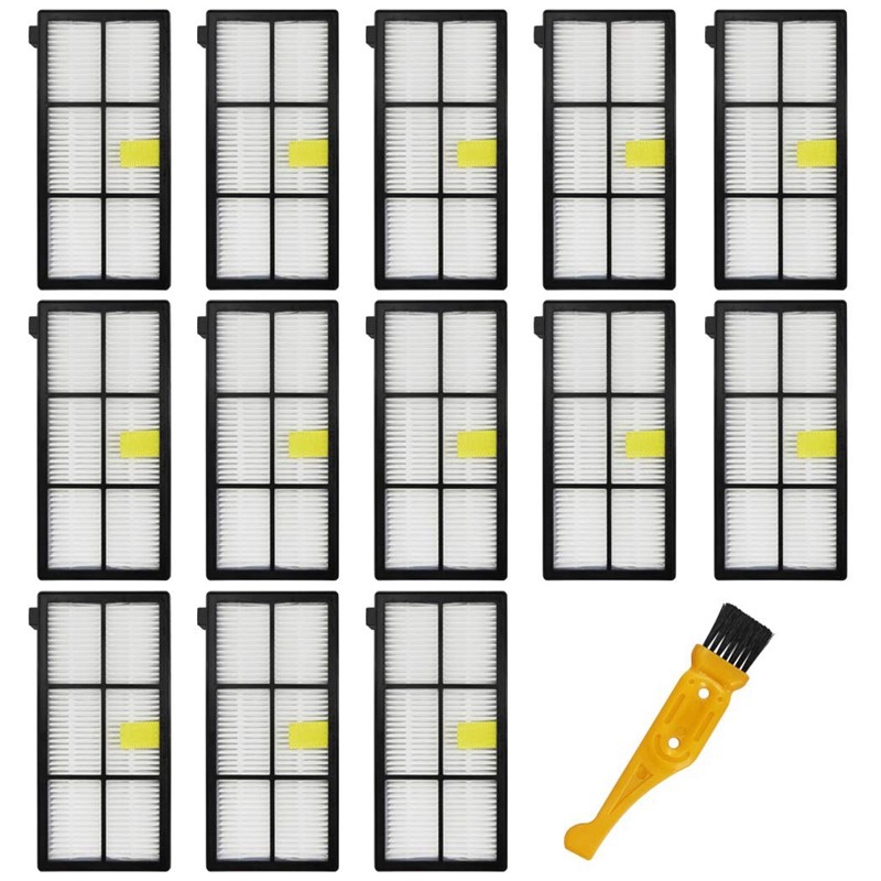 14Pcs Hepa Filters Replacement Parts for Irobot Roomba 870/8