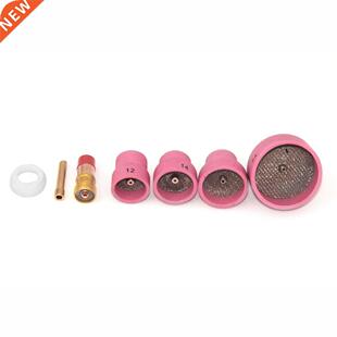 6pcs TIG Weldings Torch Nozzle Rings Cover Gases Lens Glass