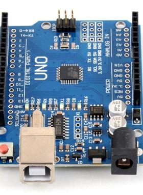 New 1 PCS Microcontroller ATmega28 UNO R SCM & USB Cable