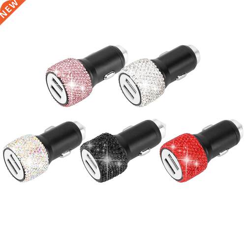 Auto Car Charger .1A A Dual USB LED Universal Mobile Phone