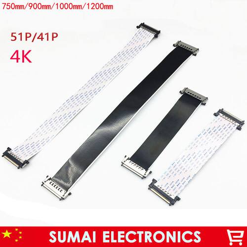 Long cable 4K HD LCD TV screen cable 41P / 51p with I PEX c