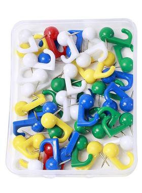 50/100PCS Color Position Pins Pushpin Hook Nail Positioning