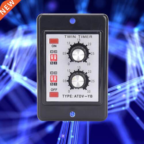 Timer Relay Knob Control Time Switch Relay On Off Twin Timer