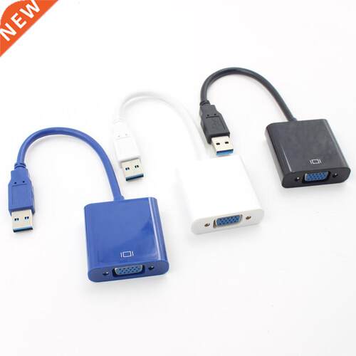 USB.0 TO VGA Adapter Cable USB To VGA External Graphics Car