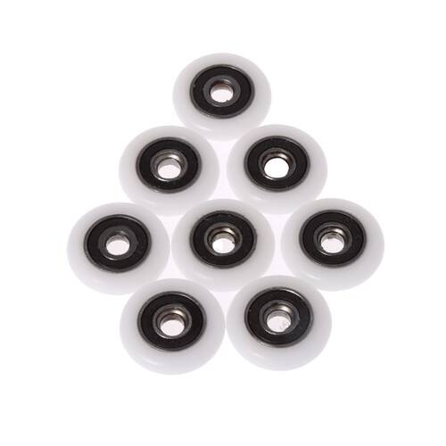 8 Pcs Shower Door Rollers Wheels Runner Pulleys Replacement