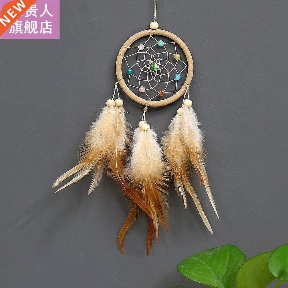 Girl Heart Dream Catcher National Feather Decoration Ornamen