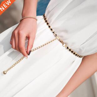 Metal Ladies Elegant Thin Waist Adjustable Fashion
