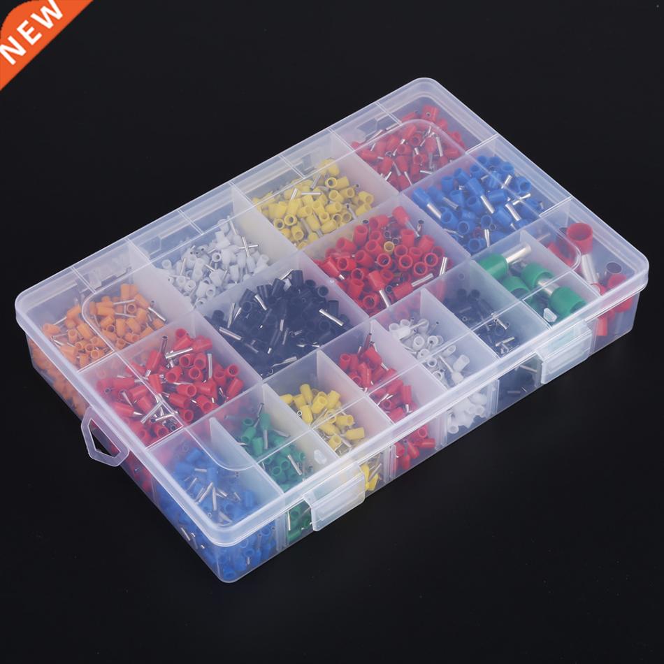 2120pcs Wire Copper Crimp Connector Insulated End Terminal 2