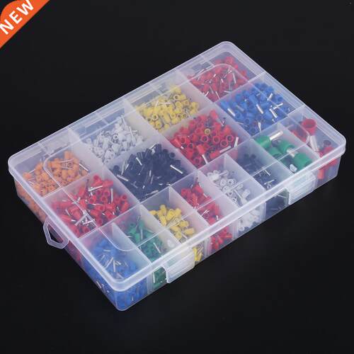 2120pcs Wire Copper Crimp Connector Insulated End Terminal 2