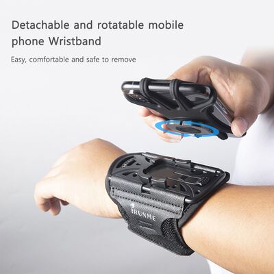60 Rotating Phone Wrist Strap Running Armband Phone Holder