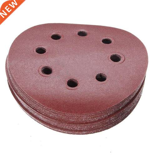 0X 5inch 125mm 8 Hole 240 Grit Sand Sanding Disc Paper Ran