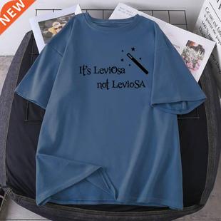 It's Leviosa Not Leviosa Woman T-shirts Fashion Oversize